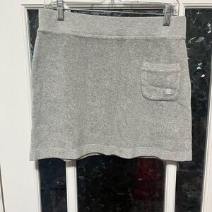 NWT Helmut Lang Gray Women's Terry Skirt with Pocket Size M